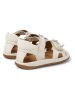 Camper Leder-Halbsandalen "Bicho" in Creme