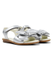 Camper Leder-Sandalen "Right" in Silber