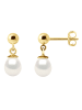 Pearl Addict Gold-Ohrstecker mit Perlen