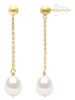 Pearl Addict Gouden oorstekers met parels