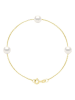 Pearl Addict Gold-Armkette mit Perlen
