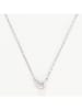 maison héritage PARIS Weißgold-Halskette "Solitaire" mit Diamant - (L)42 cm