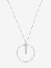 maison héritage PARIS Weißgold-Halskette "Cercle prodigieux" mit Diamanten - (L)42 cm