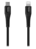 Canyon Lightning-Ladekabel ''MFI-4'' in Schwarz - (L)120 cm
