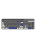 Canyon Tastatur ''HKB-W03 RF'' in Grau/ Blau