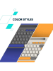 Canyon Tastatur ''HKB-W03 RF'' in Grau/ Blau