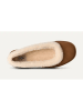 UGG Skórzane baleriny "Zora" w kolorze brązowym