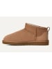 UGG Skórzane botki "Classic Ultra Mini" w kolorze jasnobrązowym