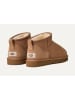UGG Skórzane botki "Classic Ultra Mini" w kolorze jasnobrązowym