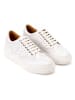 British Passport Leder-Sneakers in Weiß
