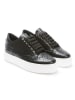 British Passport Leder-Sneakers in Schwarz