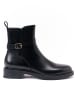 British Passport Leder-Boots in Schwarz