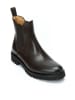 British Passport Leder-Chelsea-Boots in Braun