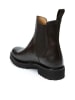 British Passport Leder-Chelsea-Boots in Braun