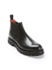 British Passport Leder-Chelsea-Boots in Schwarz