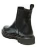 British Passport Leder-Chelsea-Boots in Schwarz