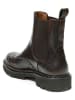 British Passport Leder-Chelsea-Boots in Braun