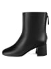 loft37 Leder-Stiefeletten in Schwarz