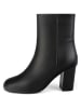 loft37 Leder-Stiefeletten in Schwarz