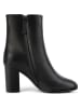 loft37 Leder-Stiefeletten in Schwarz