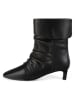 loft37 Leder-Stiefeletten in Schwarz