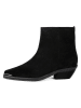 loft37 Leder-Cowboy-Boots in Schwarz