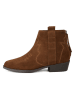 loft37 Leder-Ankle-Boots in Hellbraun