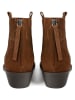 loft37 Leder-Ankle-Boots in Hellbraun