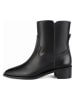 loft37 Leder-Stiefeletten in Schwarz