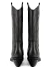 l37 Leder-Cowboystiefel in Schwarz