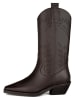 loft37 Leder-Cowboystiefel in Braun