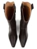 loft37 Leder-Cowboystiefel in Braun