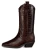 loft37 Leder-Cowboystiefel in Braun