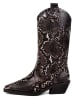 loft37 Leder-Cowboystiefel in Braun