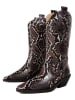 loft37 Leder-Cowboystiefel in Braun
