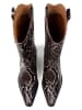 loft37 Leder-Cowboystiefel in Braun