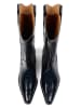 loft37 Leder-Cowboystiefel in Dunkelblau