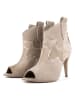loft37 Leder-Stiefeletten "Head Over Heels" in Beige