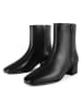 loft37 Leder-Stiefeletten in Schwarz