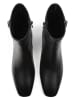 loft37 Leder-Stiefeletten in Schwarz