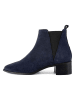 loft37 Leder-Chelsea-Boots "Northern Star" in Dunkelblau