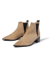loft37 Leder-Chelsea-Boots "Northern Star" in Beige