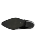 loft37 Leder-Cowboy-Boots in Schwarz