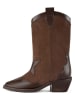 loft37 Leder-Cowboy-Boots in Braun