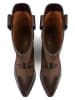 loft37 Leder-Cowboy-Boots in Braun