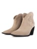 loft37 Leder-Cowboy-Boots "Swinging On A Star" in Beige