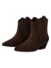 loft37 Leder-Cowboy-Boots in Braun