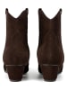 loft37 Leder-Cowboy-Boots in Braun