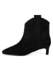 loft37 Leder-Stiefeletten in Schwarz