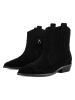 loft37 Leder-Cowboy-Boots in Schwarz